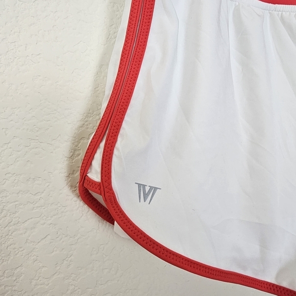 NWT IVL Collective Hydralux Shorts Size 6 White Pink Athletic Running Shorts - Picture 7 of 14